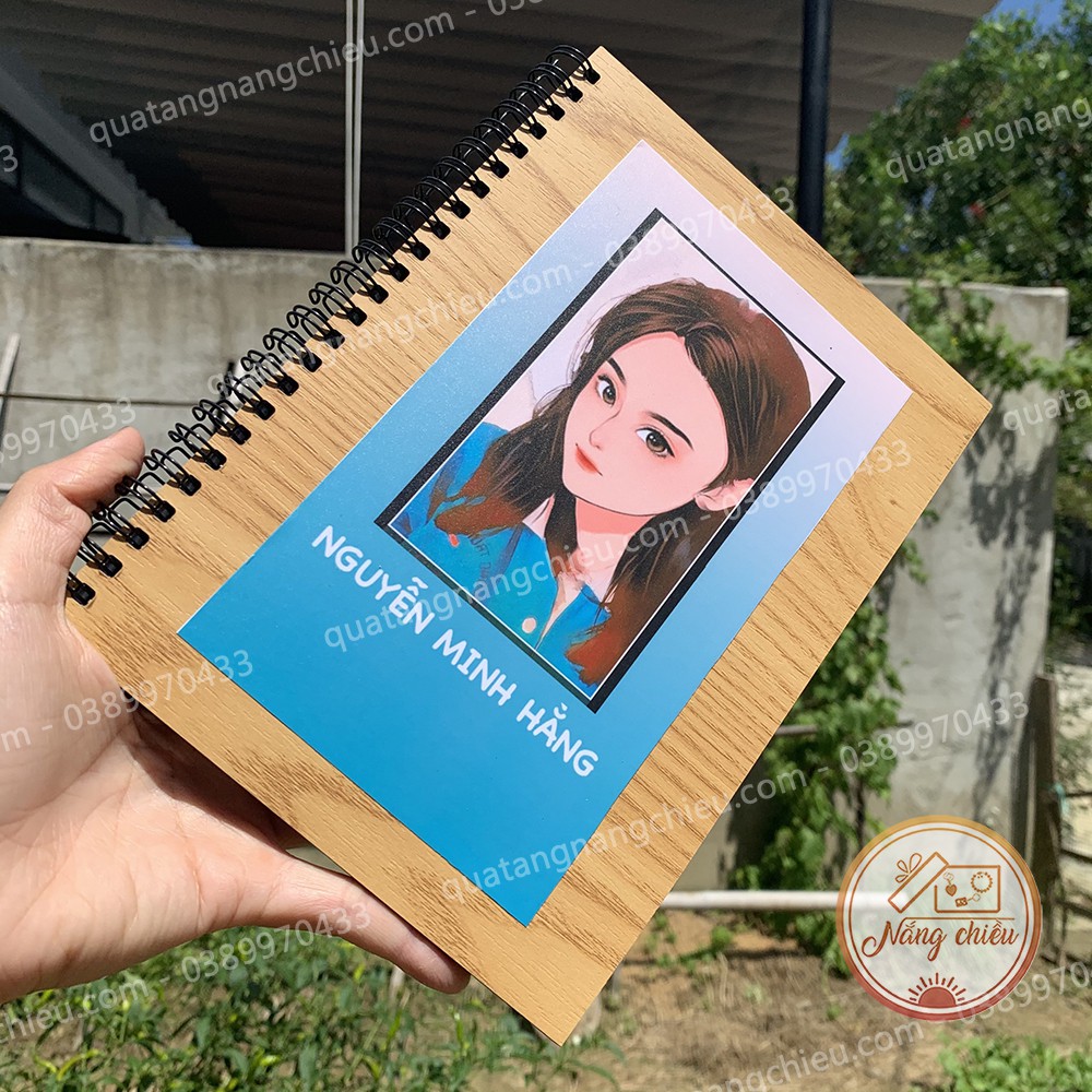 Lưu bút ngày hè, quà kỉ niệm ngày ra trường, quà tặng ý nghĩa dịp 20.11, sổ gáy lò xo khắc bìa theo yêu cầu