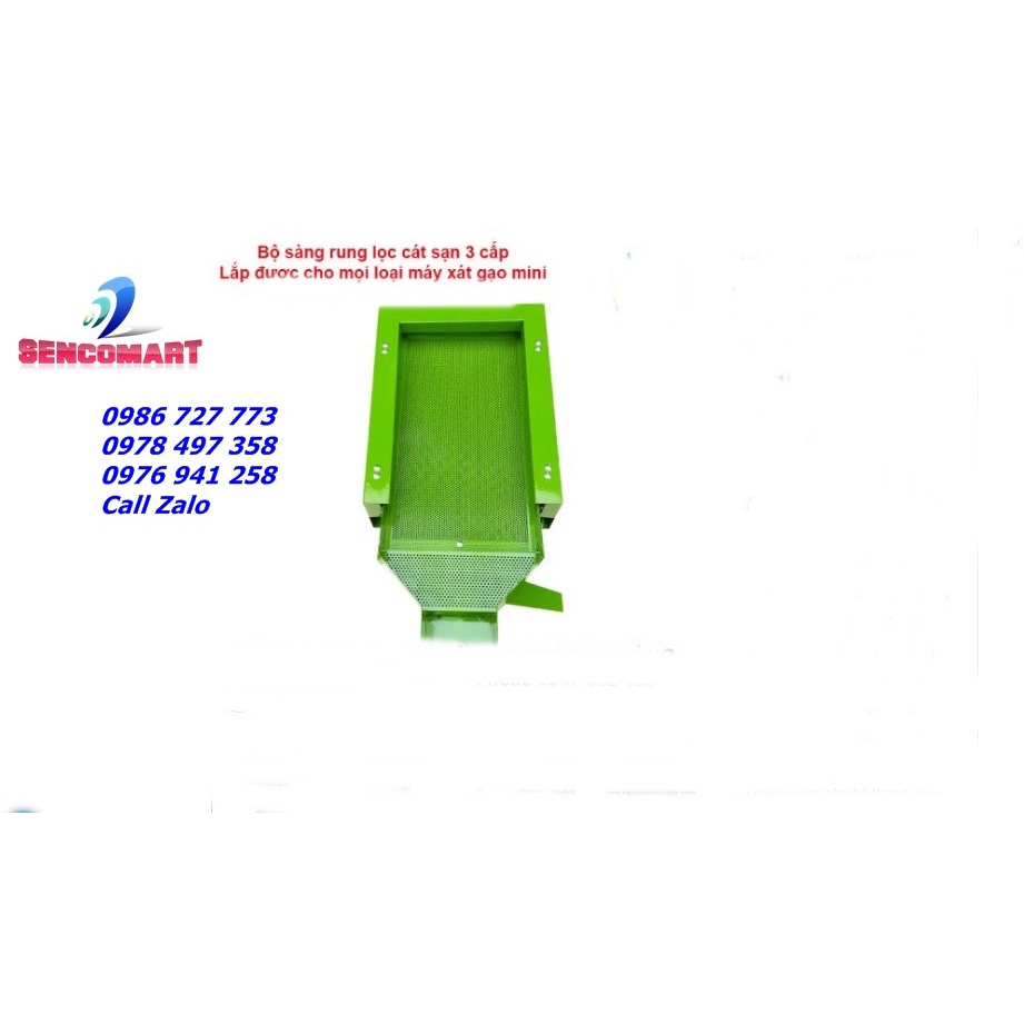 Bộ Sàng Lọc Sạn 3 Cấp Lắp Cho Mọi Loại Máy Xát Gạo