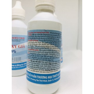 [60ml] Lốc 10 Chai Nước Oxy Gìa 60ml VP 3% Vĩnh Phúc.