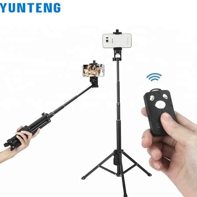 YUNTENG Gậy Ba Chân Kết Nối Bluetooth Vct-1688 2 Trong 1