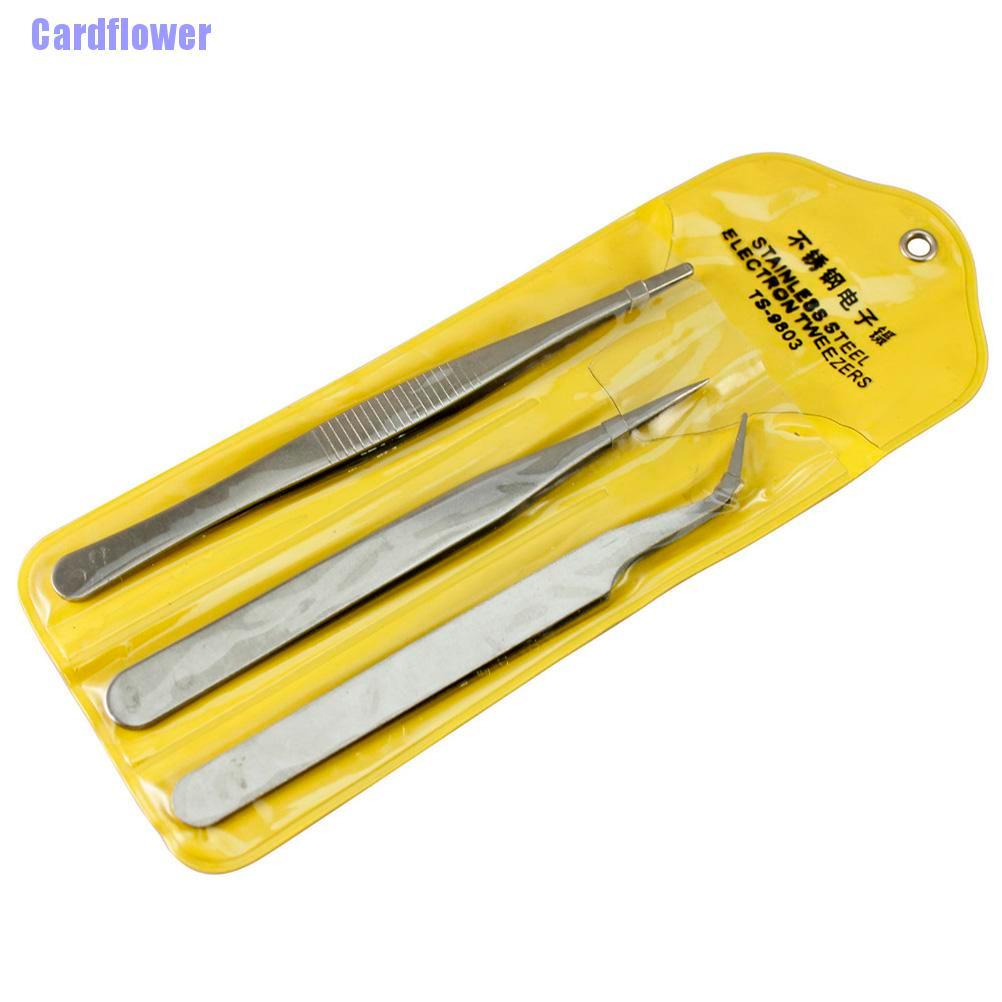 (Hàng Mới Về) Dụng Cụ Sửa Chữa Điện Tử Bằng Thép Không Gỉ Chính Xác