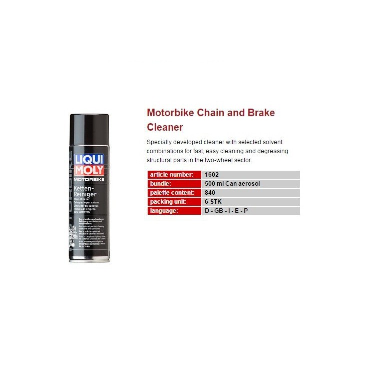 CHAI VỆ SINH SÊN LIQUI MOLY 1602 500ML