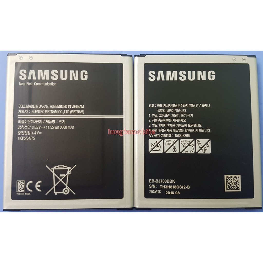 Pin Samsung Galaxy J7 2015 / J700 chính hãng 100%