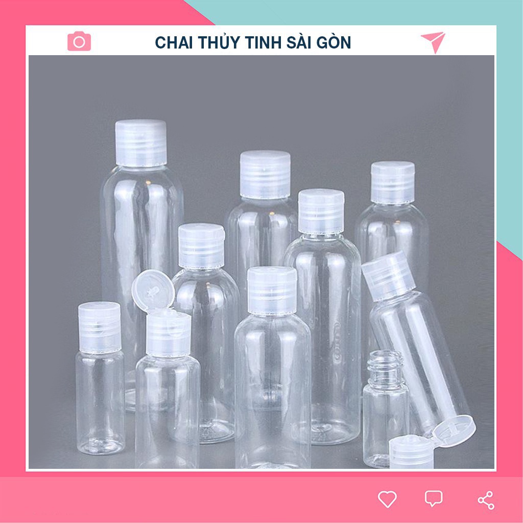 Chai chiết mỹ phẩm nắp bật cầm tay du lịch