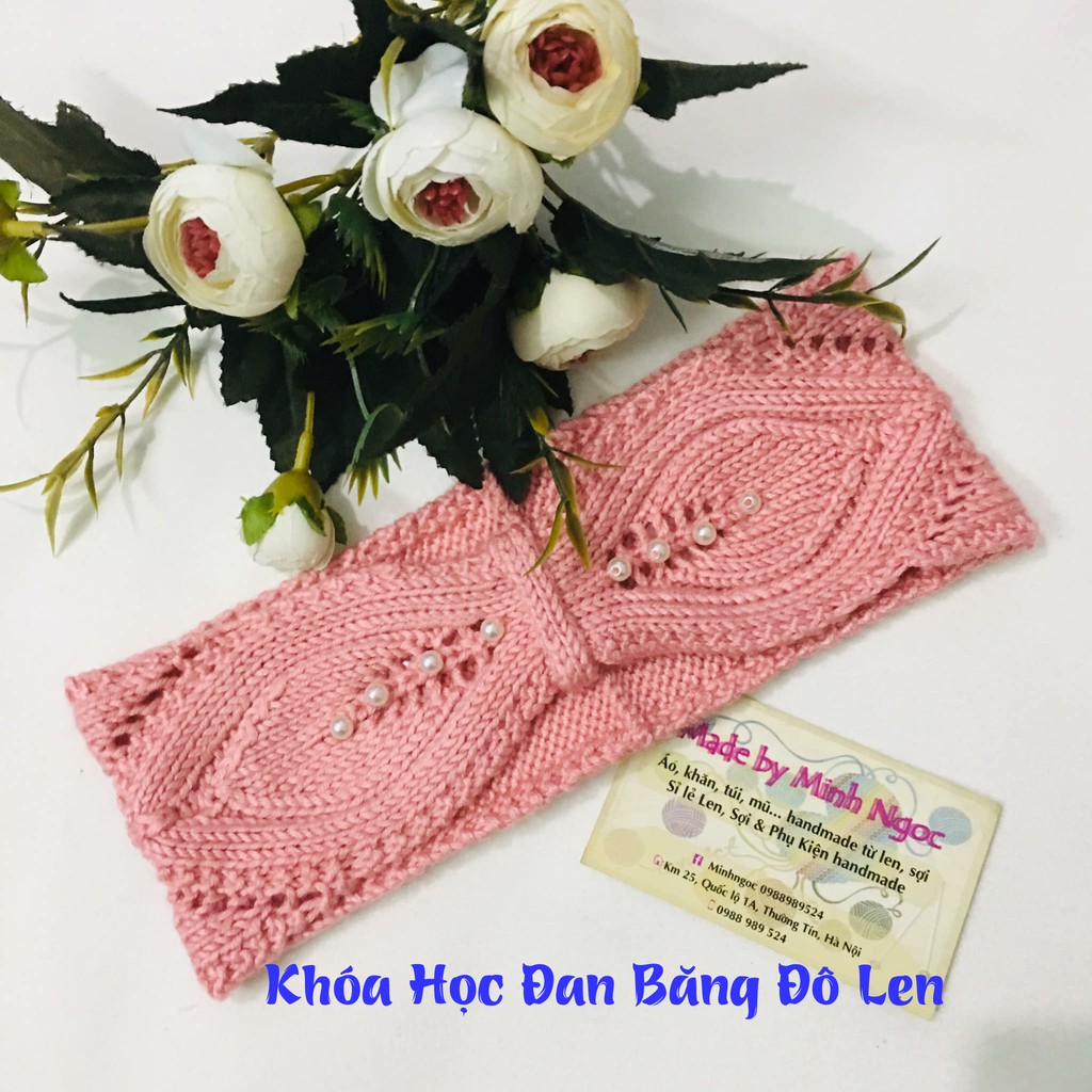 KH10 - Khoá học đan băng đô lá cho bé gái
