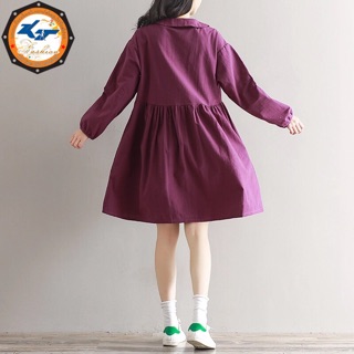 ĐẦM BABYDOLL TÍM 3 NƠ