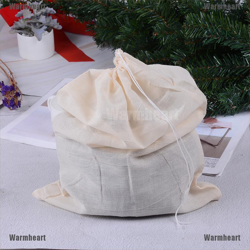 Warmheart Reusable Nut Almond Milk Strainer Bag Tea Coffee juices Filter Cheese Mesh Cloth