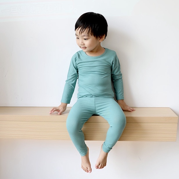[MINKYMOM] BỘ DÀI TAY THUN TĂM CẠP CHUN SIÊU MỀM MẠI CO DÃN MINKY MOM QUẢNG CHÂU