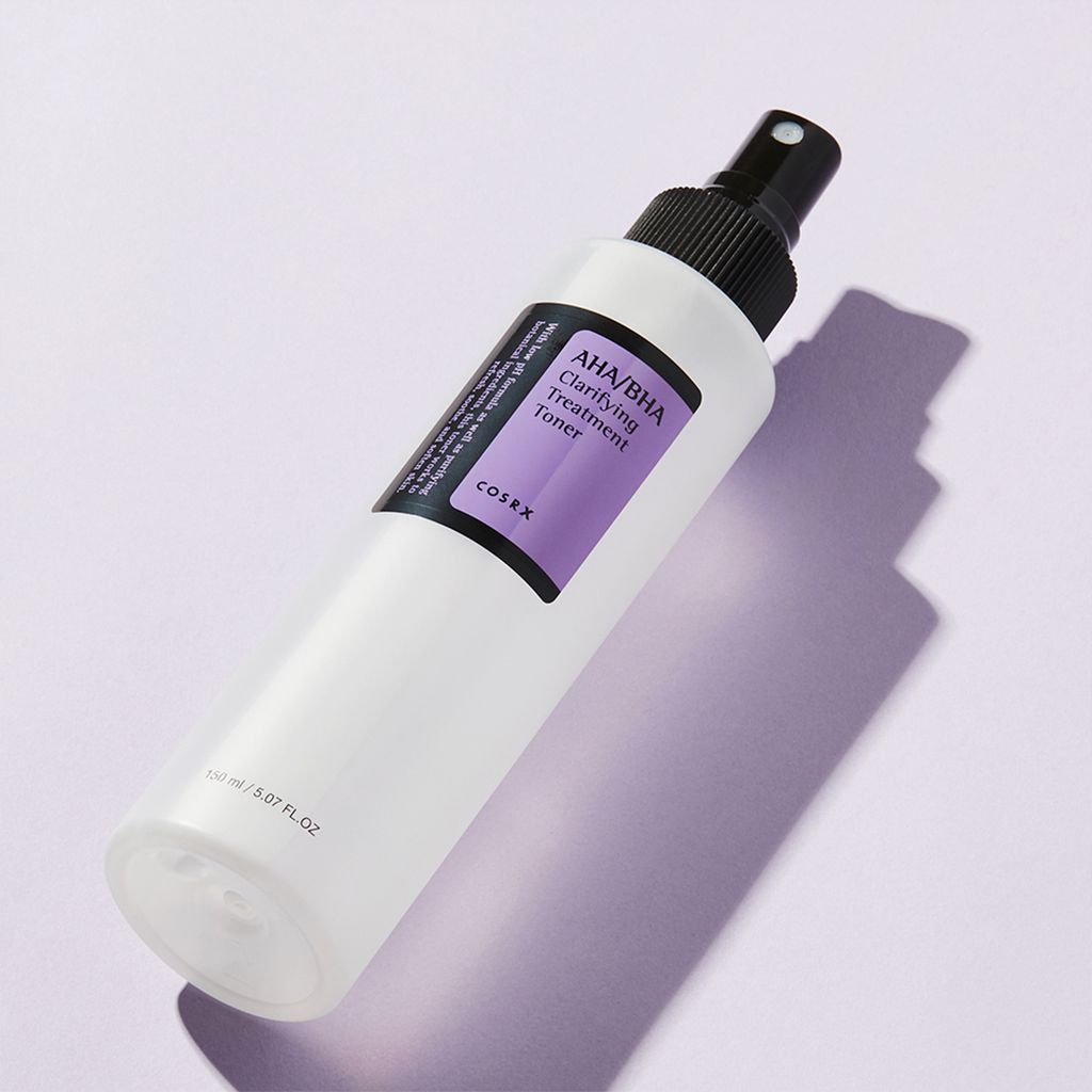 Nước hoa hồng Cosrx tẩy da chết hóa học giảm mụn đầu đen AHA BHA Toner