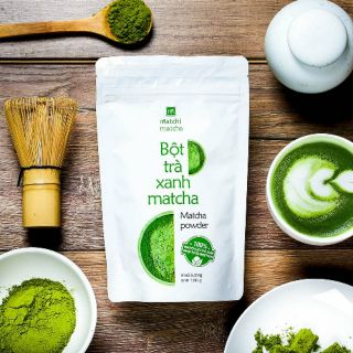 Bột trà xanh matcha 100g,  thương hiệu Matchimatcha