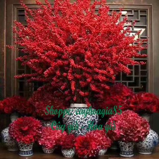 Cành đào đông - giả cao cấp, decor