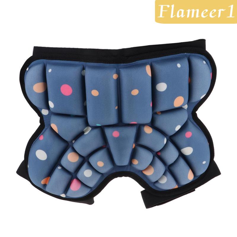 [Flameameer1] Quần Short Đệm EVA 3D Bảo Vệ Hông Và Hông Cho Trẻ Em Có Đệm EVA Màu Đen