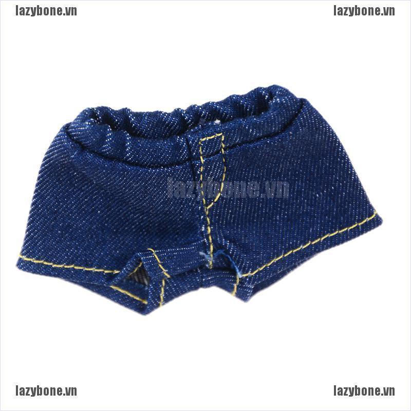 Quần jeans dài/ngắn co dãn cho búp bê Blythe BJD tỷ lệ 1/6