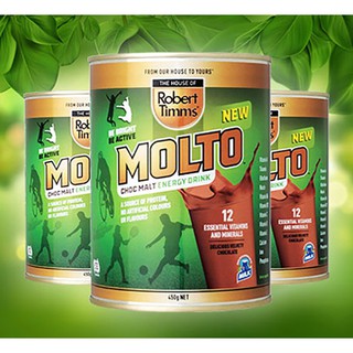 Sữa Bột Cacao Lúa Mạch Molto Cocoa Milk Powder Úc Lon 450g Thức Uống Cung Cấp Năng Lượng | Cát Khánh
