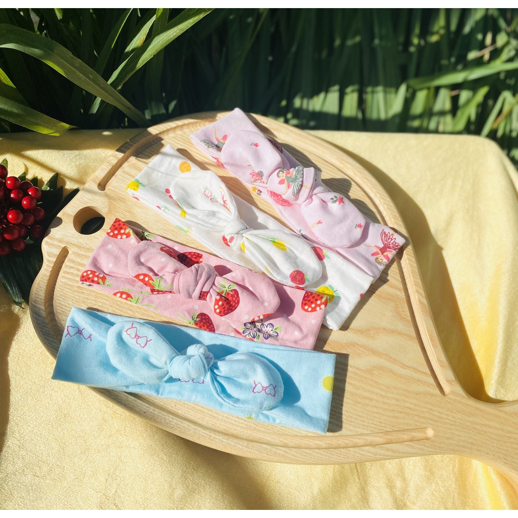 Turban cho bé  vải co giãn 4 chiều loại đẹp