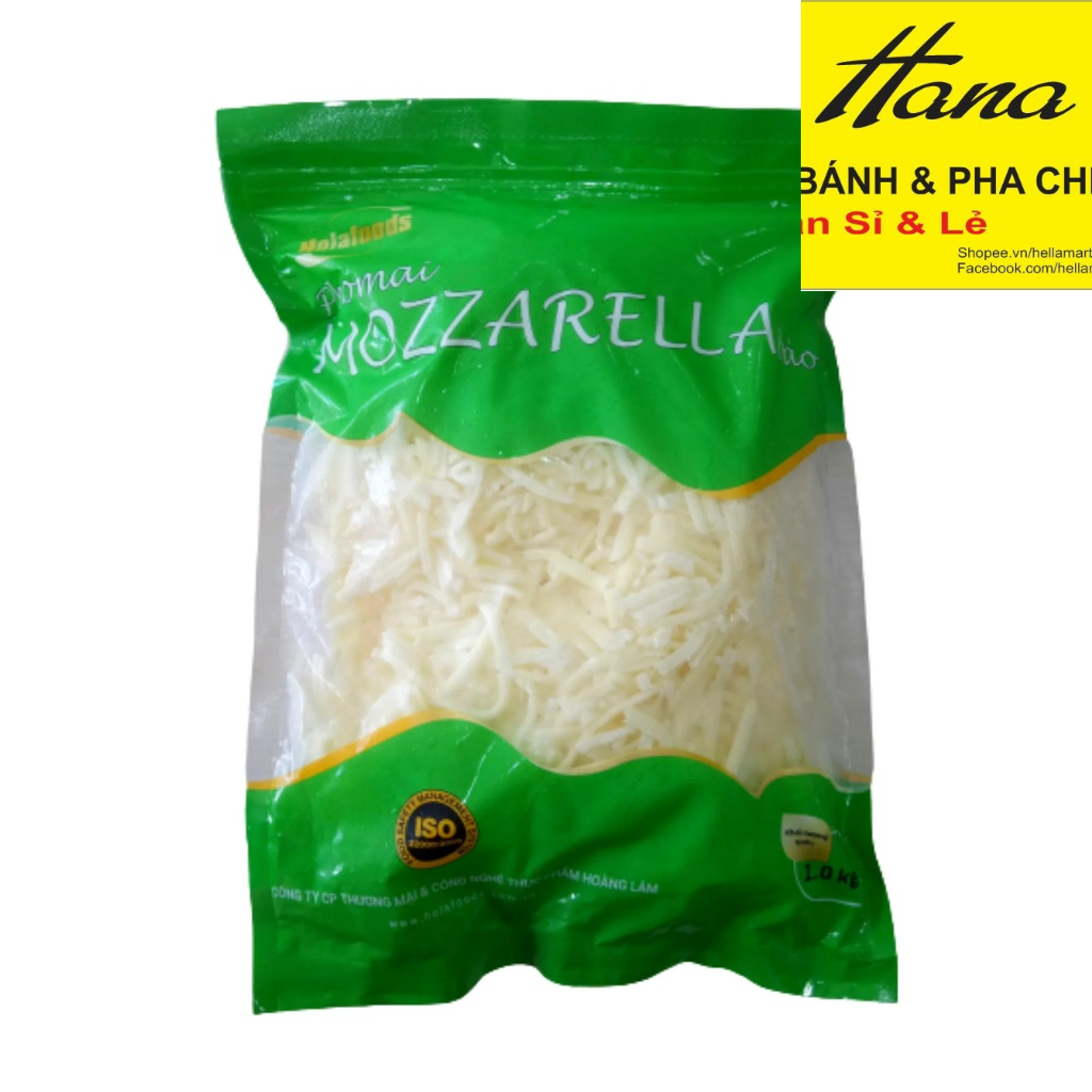 Phô mai sợi mozzarella bào Hola Food