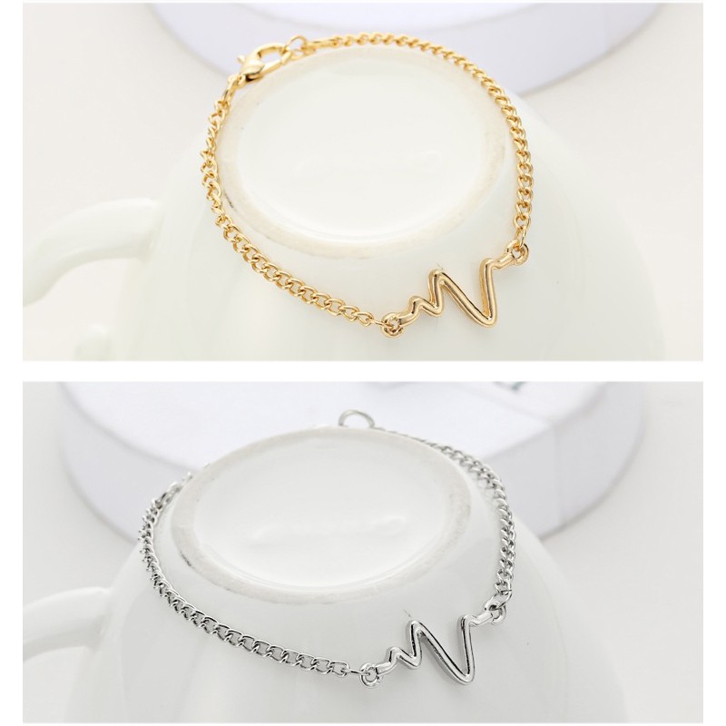 Một CẶP Vòng tay Nhịp tim Rhy CÁ TÍNH Điều chỉnh được độ rộng