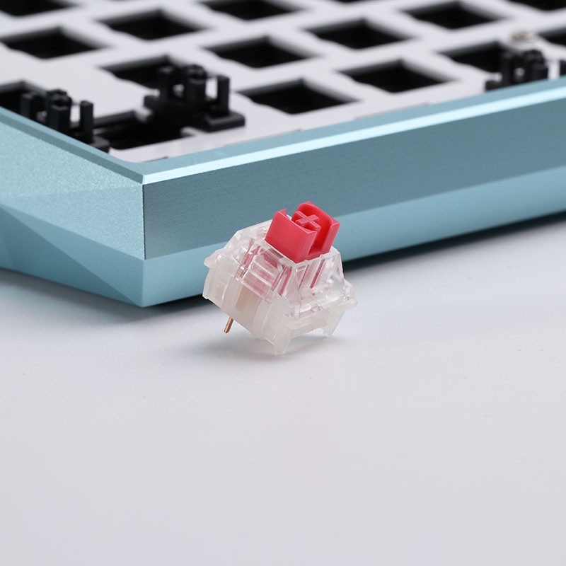 Công Tắc Đỏ Không Ồn V3 Cho Bàn Phím Cơ 45g 3 Chân Mạ Vàng