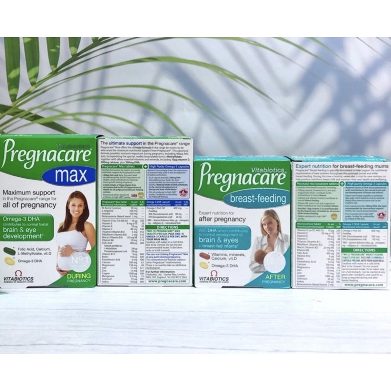 Pregnacare breast-feeding Anh Quốc, vitamin bổ sung cho mẹ nuôi con bú