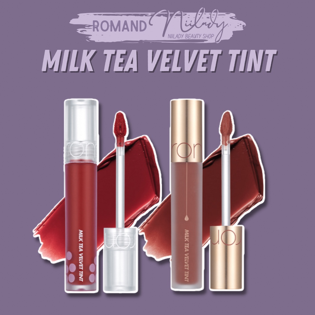 (Màu 1 - 9) Son ROMAND MILK TEA VELVET TINT