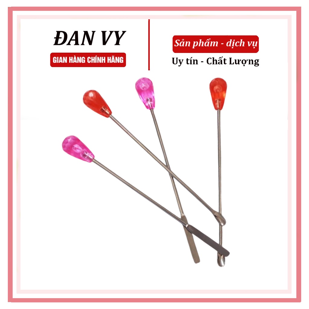 Que khuấy mực, muỗng múc bột tán trong phun xăm