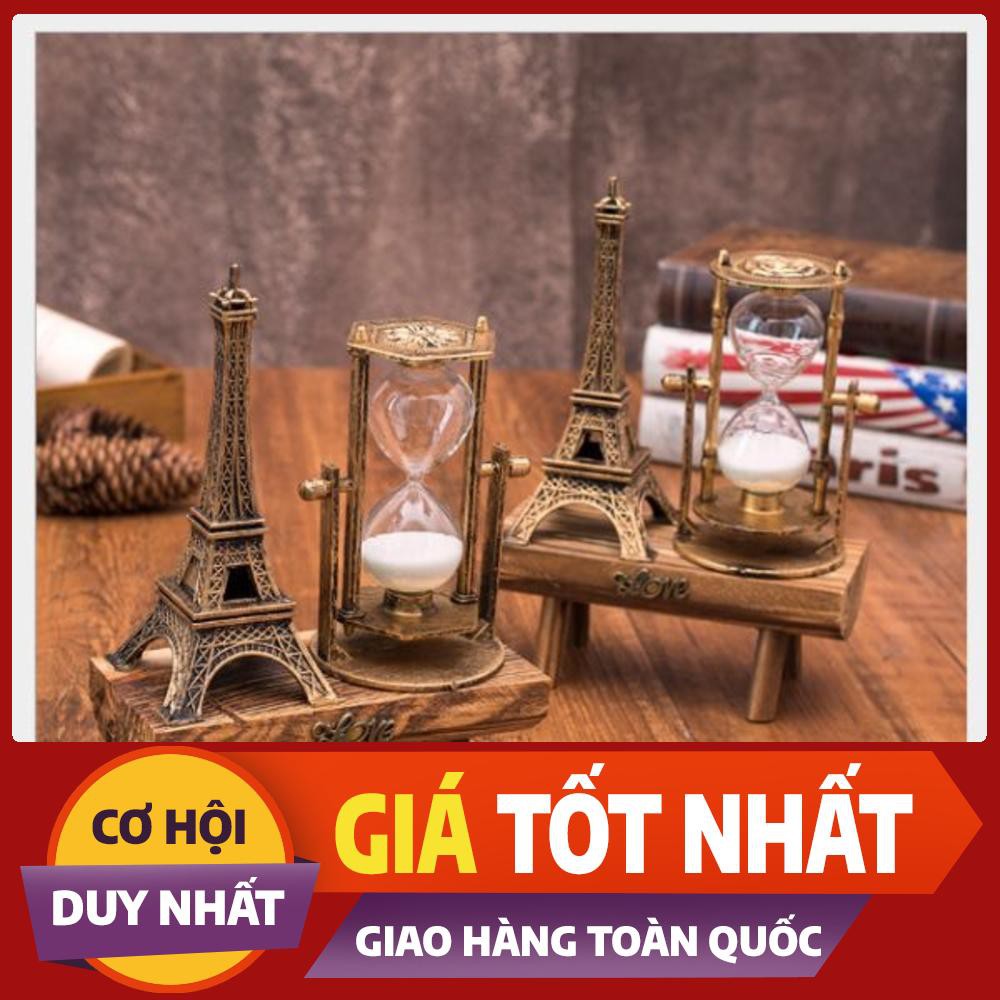 Quà Lưu Niệm - Đồng Hồ Cát Tháp Eiffel - Cherry Gift Shop