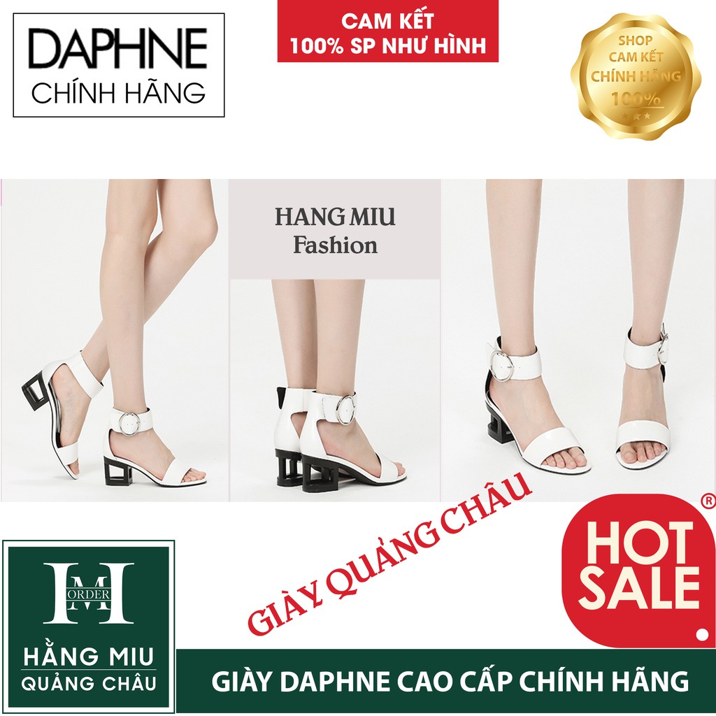 Giày DAPHNE cao cấp chính hãng nhập khẩu Quảng Châu, cao 6cm