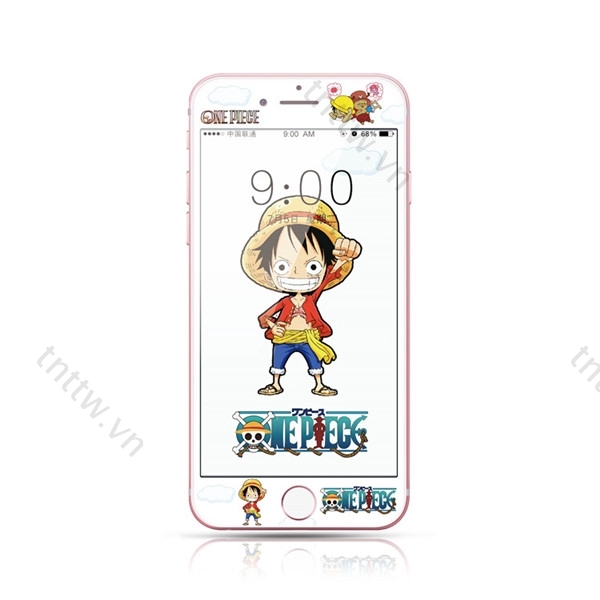 Kính cường lực họa tiết hoạt hình bảo vệ toàn màn hình thích hợp cho iphone 6 6s i8 i7 plus Iphone8 Iphone7 Plus Se2
