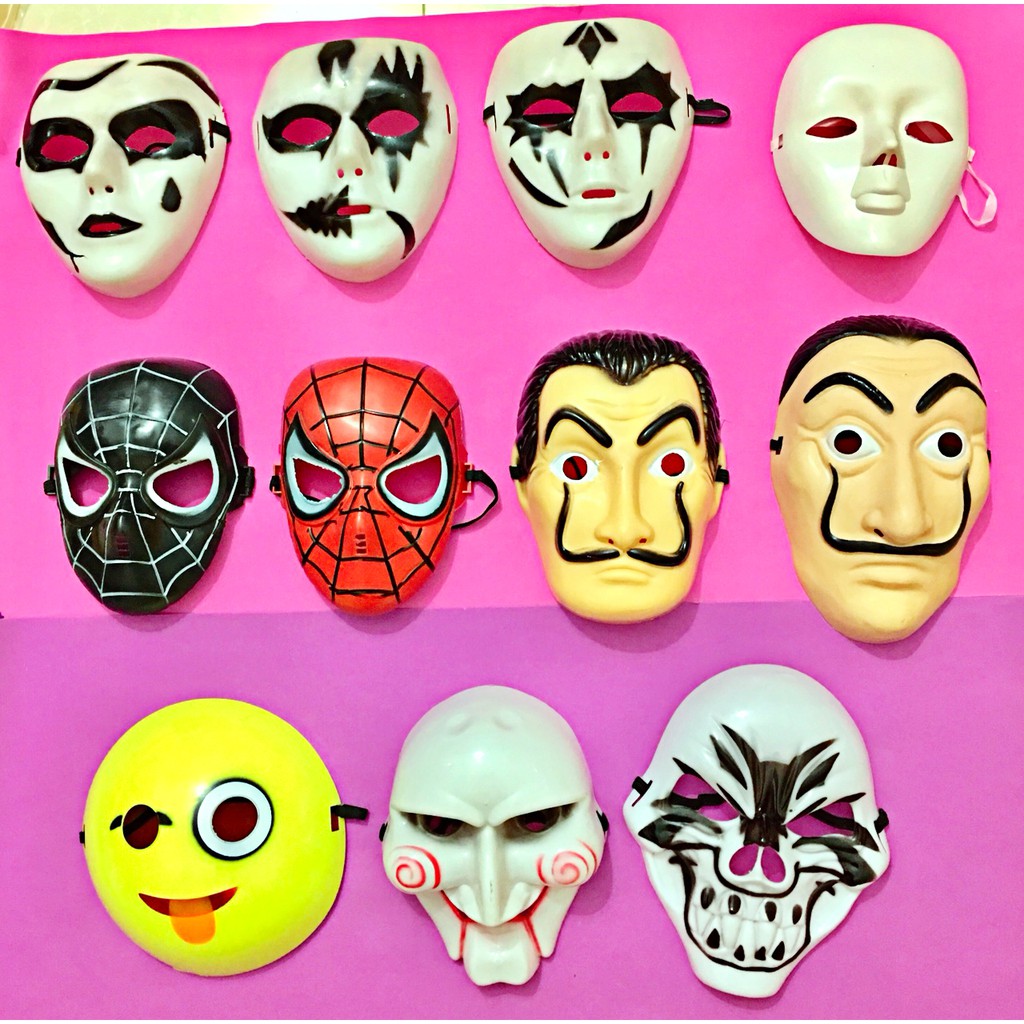 MẶT NẠ HÓA TRANG HALOWEEN ĐƯỢC CHỌN MẪU TÙY Ý