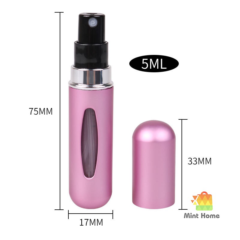 Chai chiết, chiếc nước hoa, lọ chiết nước hoa mini 5ml tự động dạng xịt | Thế Giới Skin Care