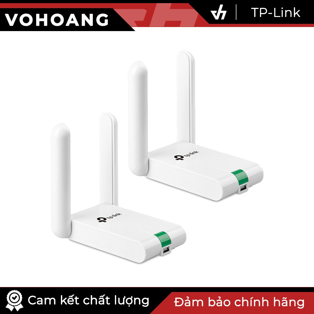 Bộ 2 USB thu sóng Wifi TP-Link 822N (Trắng)