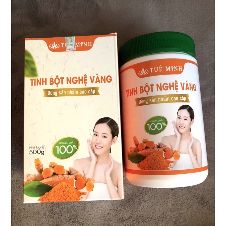 Tinh Bột Nghệ Vàng Tuệ Minh Cao Cấp, Đẹp Da - Mờ Thâm Nám - Tốt Cho Dạ Dày