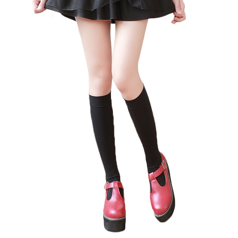 Đôi vớ nhung dài 42cm màu sắc đơn giản cho