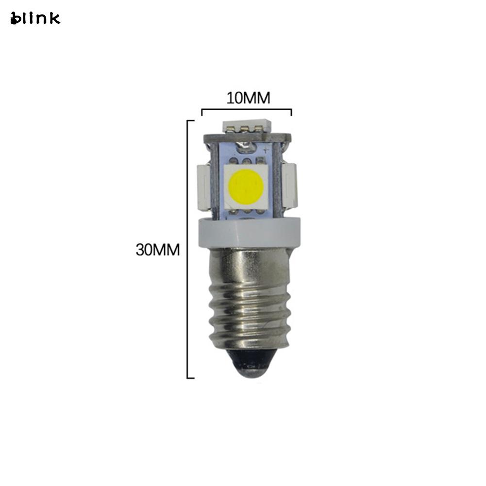 Bộ 2 Bóng Đèn LED 6V E10 Siêu Sáng Chất Lượng Cao