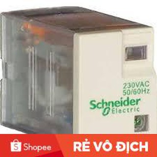 [CHÍNH GỐC] Relay Rơ le trung gian bán dẫn Schneider-electric RXM 2LB2F7, 2LB2BD, 2AB2P7, 2AB2BD, Đế RXZE 1M2C
