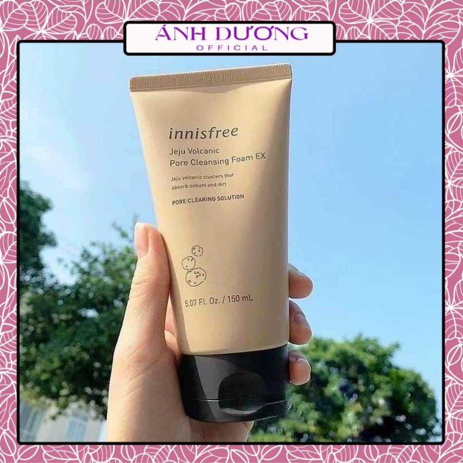 Sữa Rửa Mặt Trà Xanh Innisfree Green Tea Cleansing Foam 150ml ,Srm Tro Núi Lửa Jeju Volcanic Pore - Latino Shop