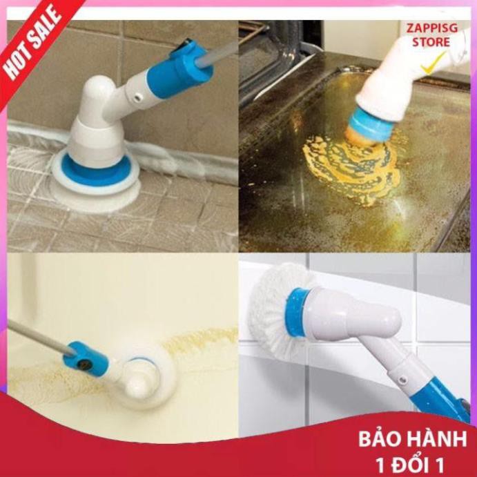 Sale cây lau nhà thông minh bằng điện,Chổi điện đa năng chà vết bẩn thông minh 360 độ  - Bảo hành 1 đổi 1