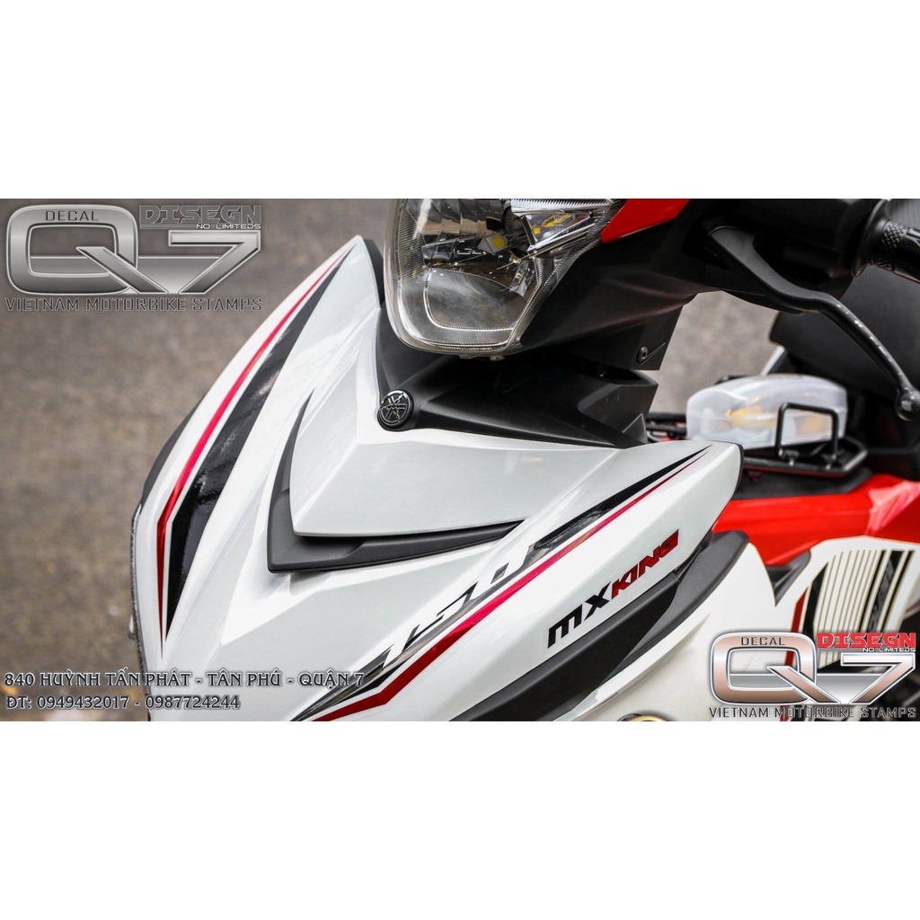 Tem Rời EXCITER 150 MX TRẮNG ĐỎ