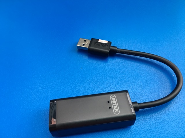 Cáp chuyển usb 3.0 sang cổng mạng, y-3470bk. usb to lan