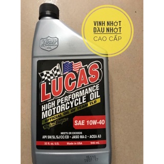 Nhớt Lucas 4T 10w40