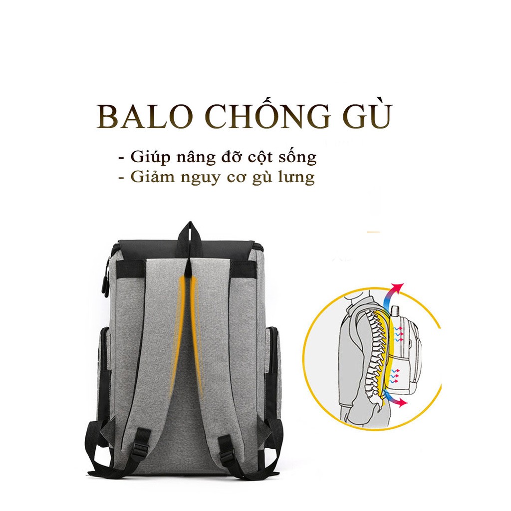BALO NAM BALO THỜI TRANG FREESHIP BALO VẢI CANVAS SIÊU CHẤT #7