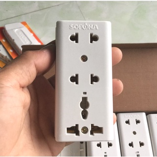 Ổ cắm 3 cửa T32/E15 Sopoka