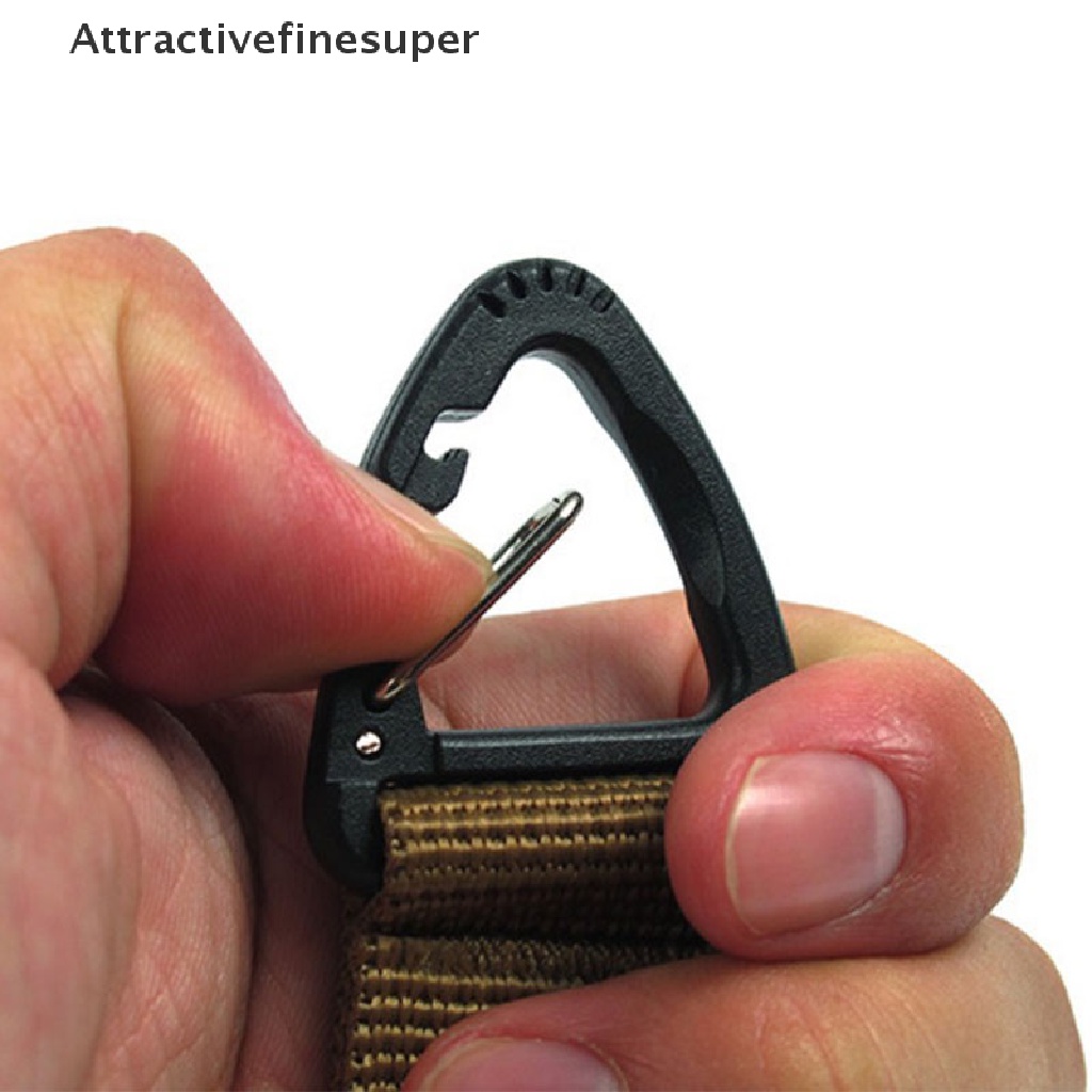 ASVN Outdoor Carabiner Nylon Tactical Backpack Key Hook Buckle System Buckle Hanging .