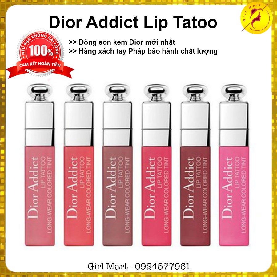 Dior Addict Lip Tattoo chính hãng mới nhất đáng mua nhất mọi thời đại - không có vỏ hộp