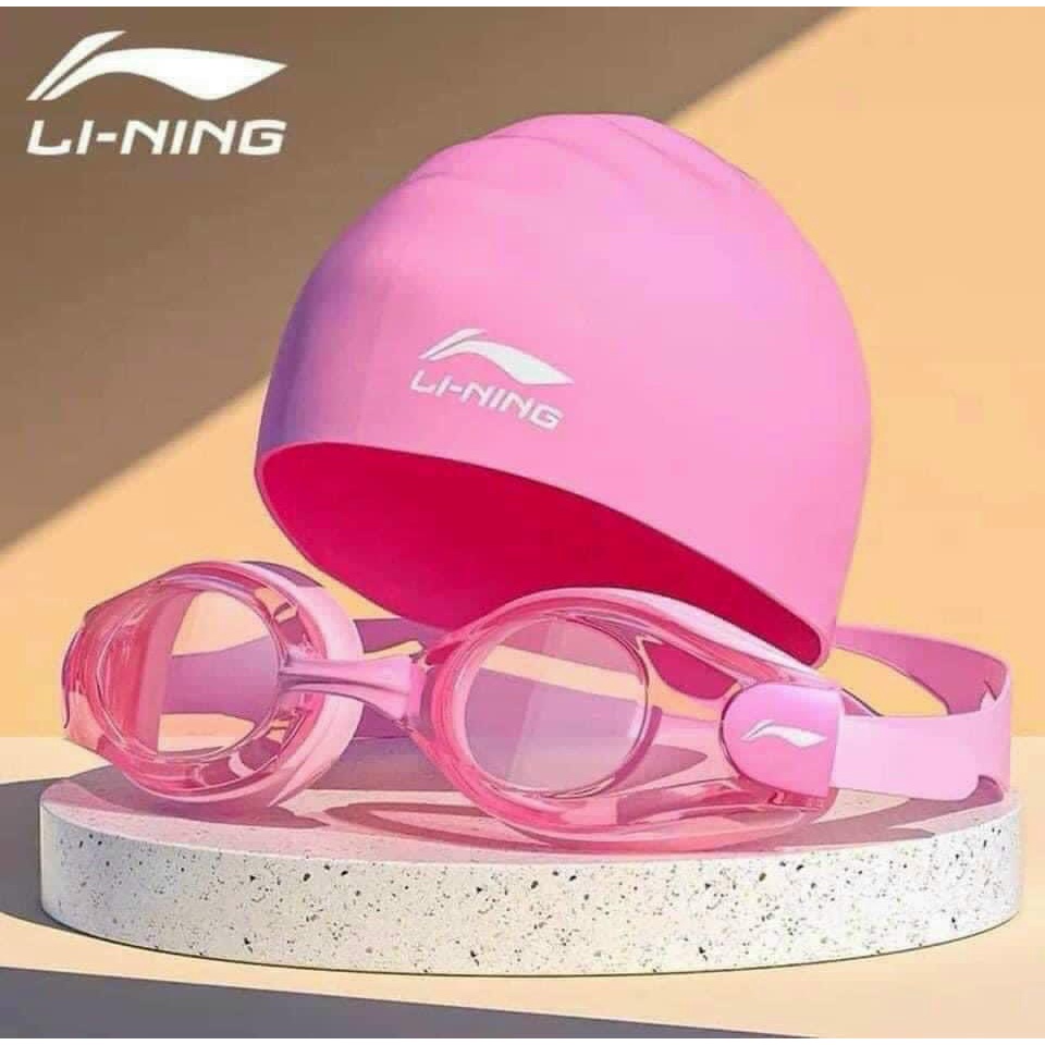 Bộ mắt kính bơi và nón cao cấp Li-Ning từ 3-14 tuổi