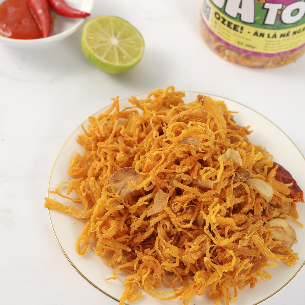 [Mã GROXUAN1 giảm 8% đơn 150K] Khô gà bơ tỏi hộp Ozee 300g siêu ngon đồ ăn vặt Hà Nội | BigBuy360 - bigbuy360.vn