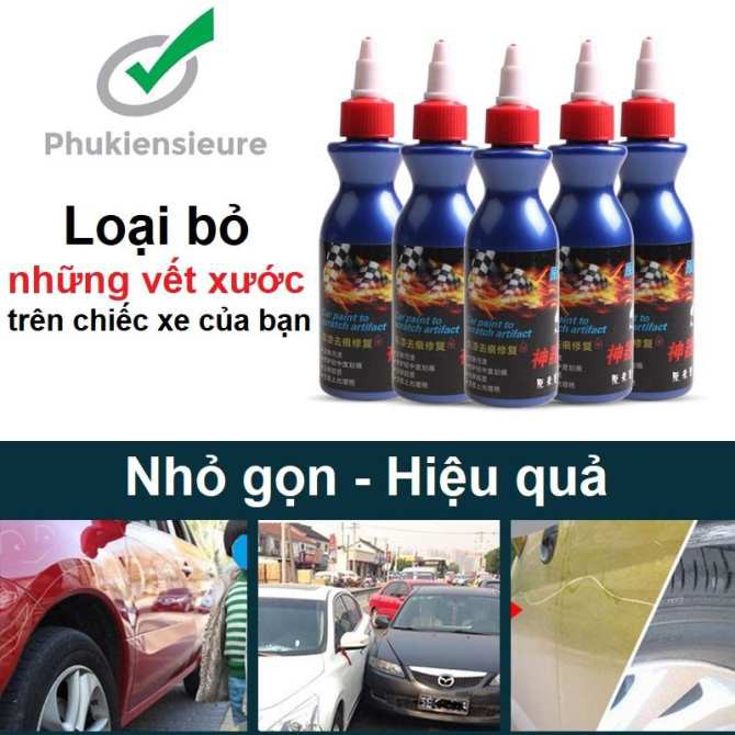 T2 Sale  DUNG DỊCH TẨY VÀ LÀM MỜ VẾT XƯỚC XE NHANH CHÓNG Hot