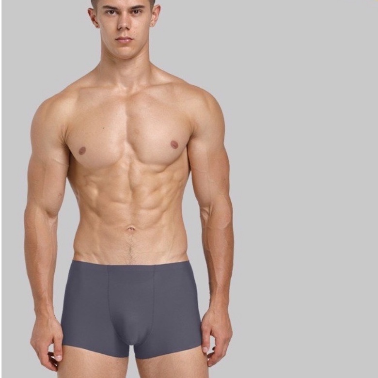 Quần lót nam thun lạnh co dãn cao cấp 100% lụa đúc, bền, thoáng khí kiểu dáng boxer hiện đại GUU SHOP 𝗤𝗟𝗧𝗟𝗟𝗠