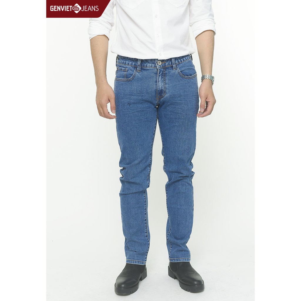 Quần dài jeans nam D1103J701 GENVIET | BigBuy360 - bigbuy360.vn