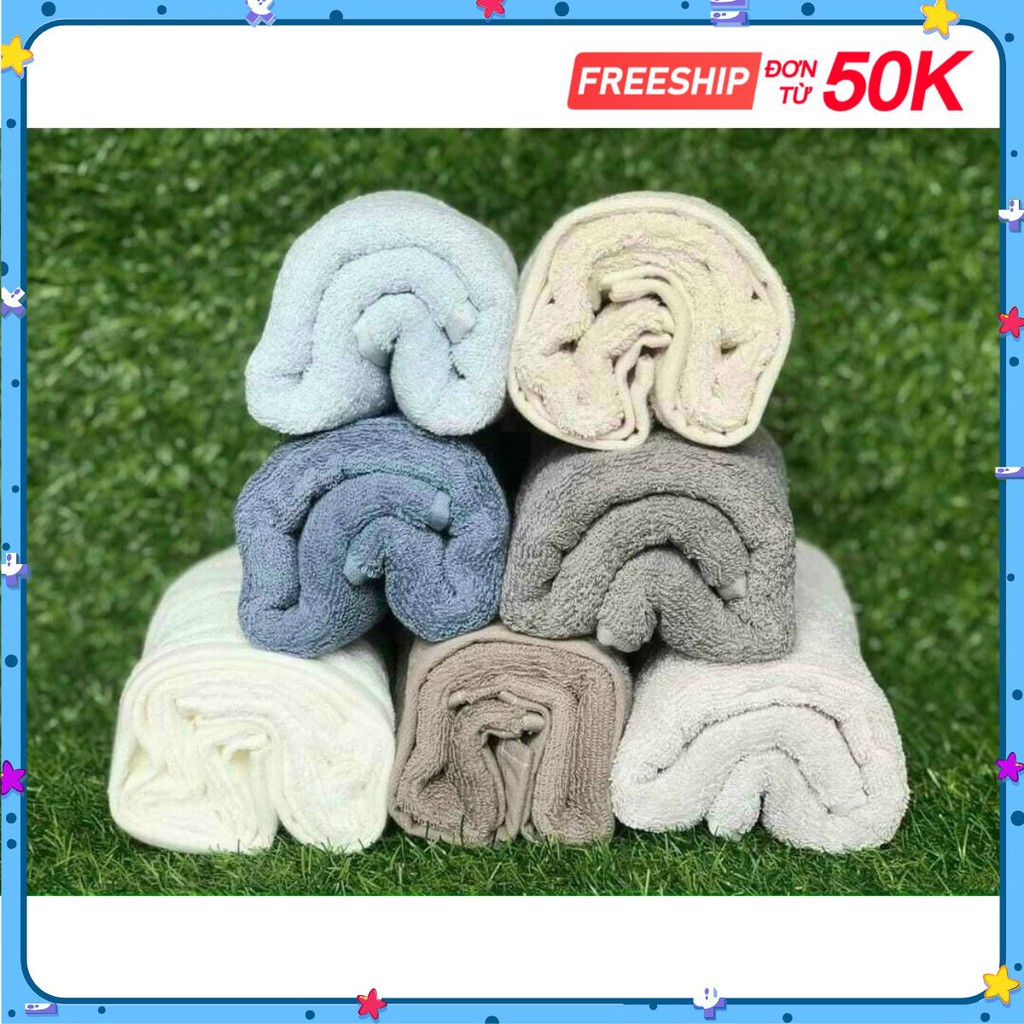 Khăn tắm cotton 100% Kích thước 40*80cm [ hộp 10 cái ]